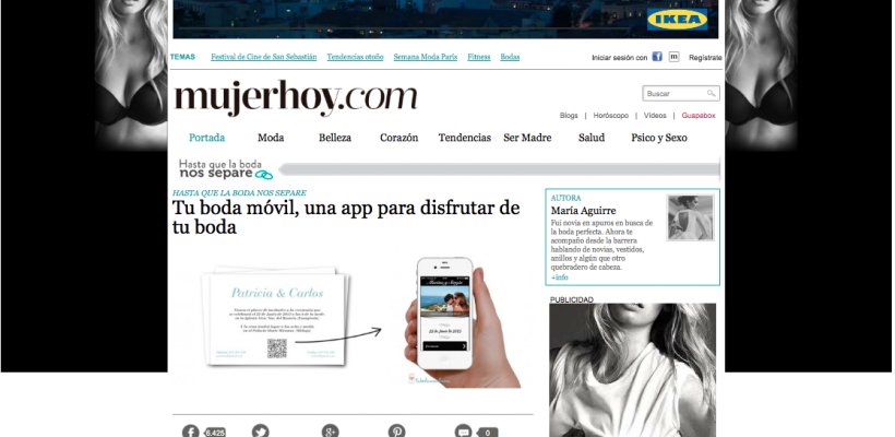 La Revista MujerHoy recomienda Tubodamovil.com